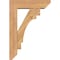 Ekena Millwork Merced Slat Smooth Bracket w/ Offset Brace, Western Red Cedar, 5 1/2"W x 18"D x 26"H BKT0604X18X26MRC06SWR - alternate 4
